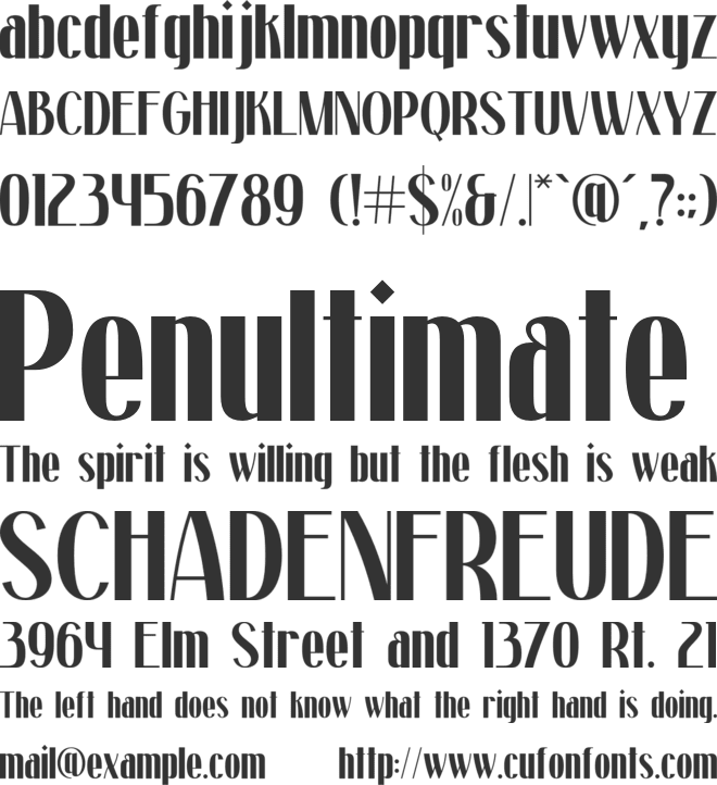 Witcher Beauty Typeface font preview