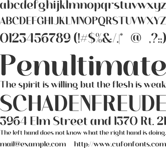 Brickle font preview