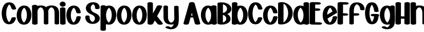 Comic Spooky font