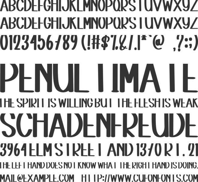 Smart Grinch font preview