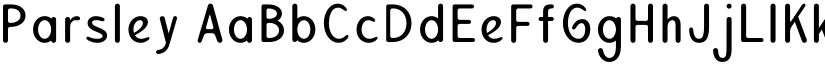 Parsley font