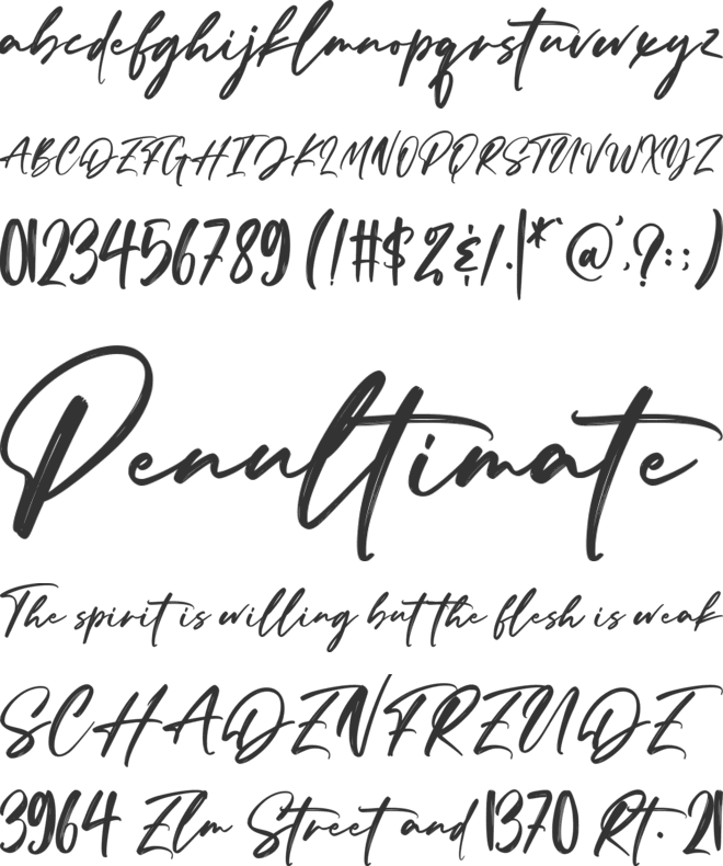 Soul Collections font preview