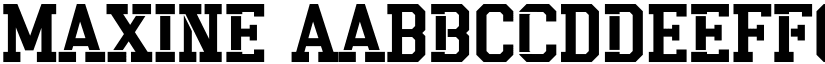 Maxine font