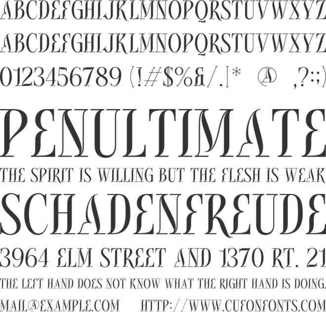 Roxante font preview