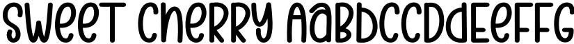 Sweet Cherry font