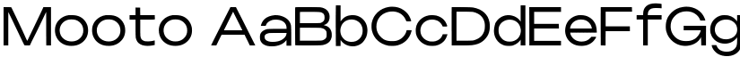 Mooto font