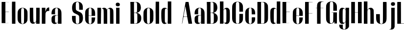 Eloura Semi Bold font