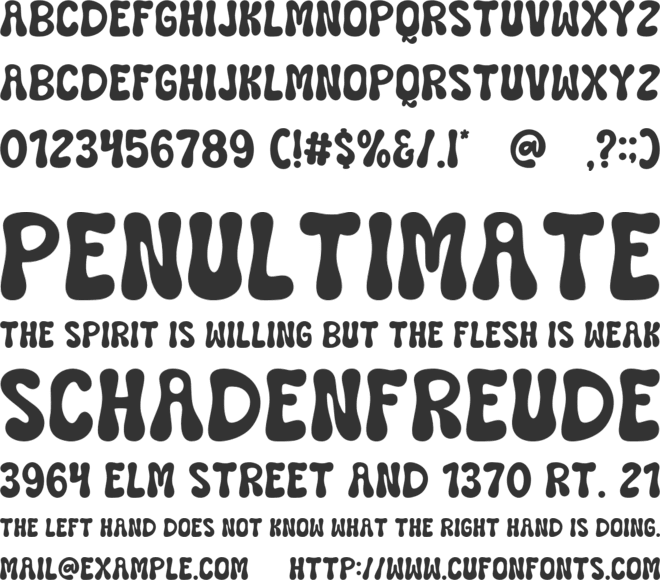 Summer Sunshine font preview