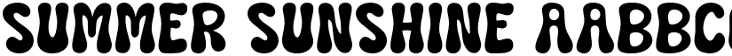Summer Sunshine font