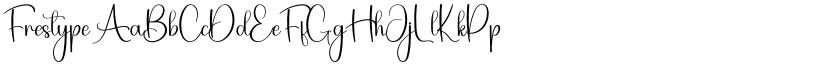 Frestype font