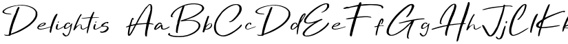 Delightis font