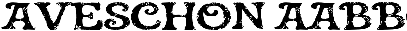 Aveschon font