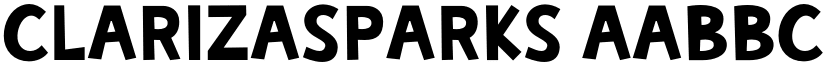 ClarizaSparks font