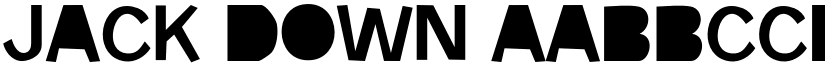 Jack Down font