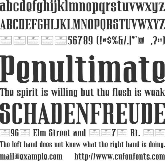 Silquora Free font preview