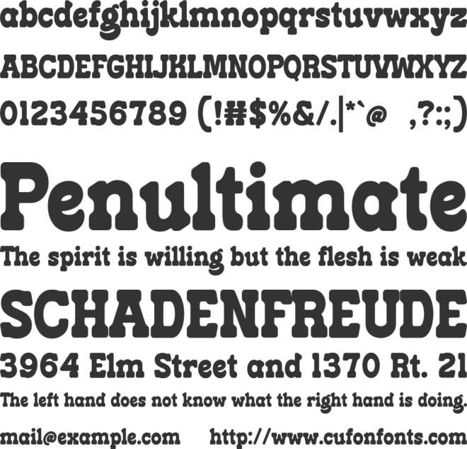 Holiday Mango font preview