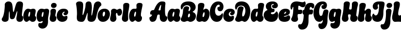 Magic World font download