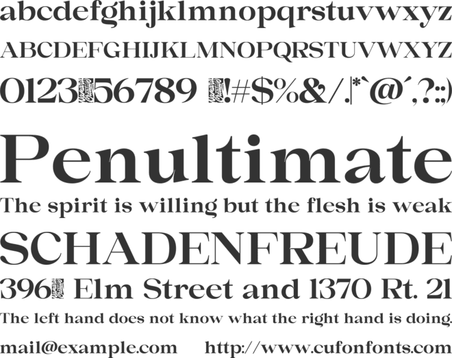 Maglisto font preview