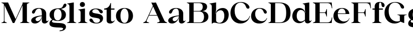 Maglisto font