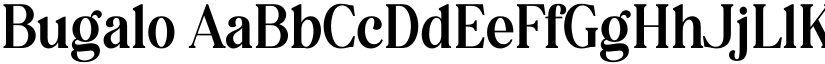Bugalo font