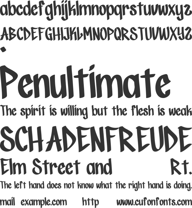 ROLARTEN font preview