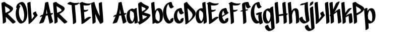 ROLARTEN font