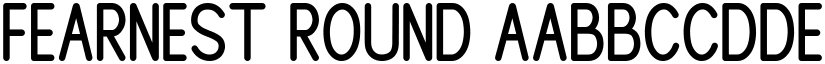 Fearnest Round font