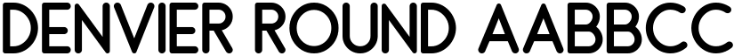 Denvier Round font