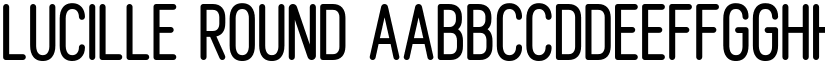 Lucille Round font
