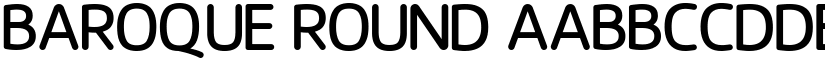 Baroque Round font