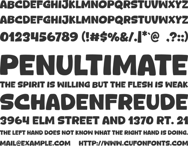 Kind Daily font preview