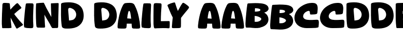 Kind Daily font