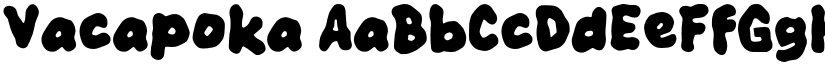 Vacapoka font