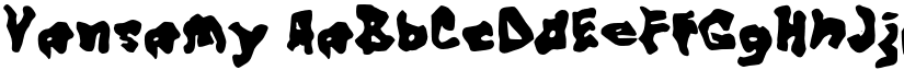 Vansamy font