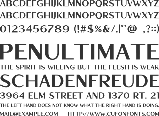 Magenta font preview