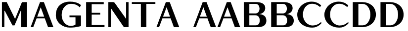 Magenta font