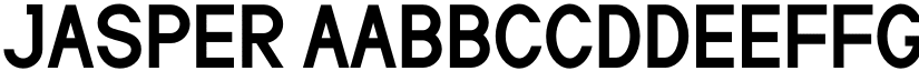Jasper font