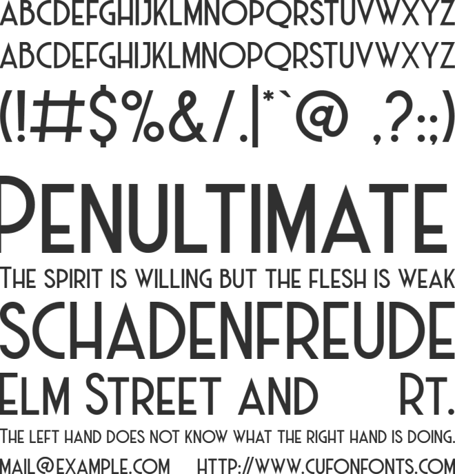 Haarlem Deco DEMO font preview