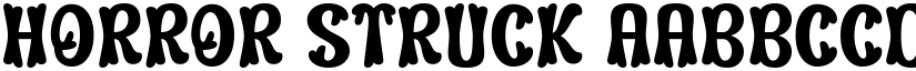 Horror Struck font