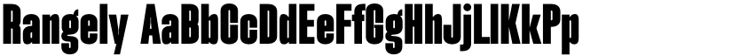 Rangely font
