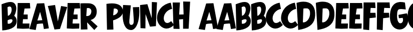 Beaver Punch font
