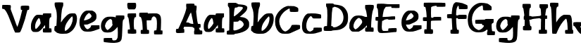 Vabegin font