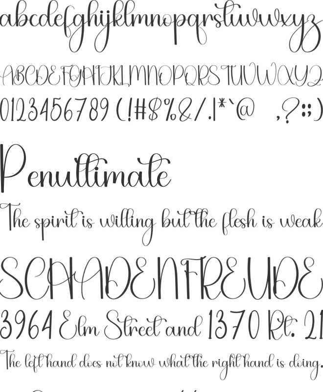 Adventure Amazing font preview
