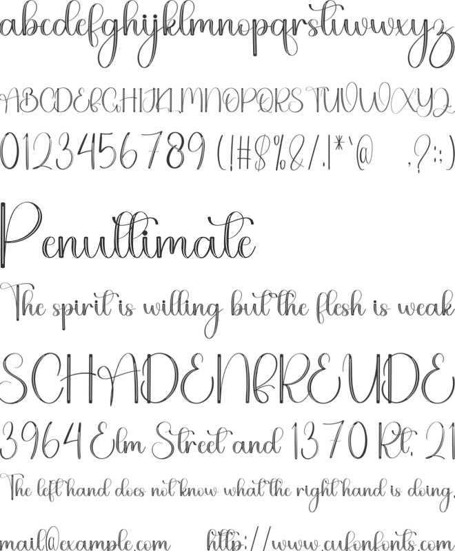 Black Adventure font preview