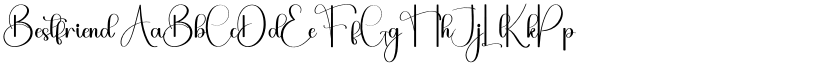 Bestfriend font