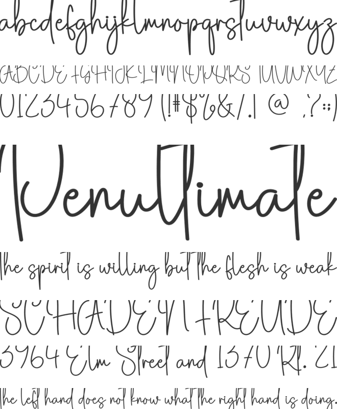 Cristal Christmas font preview