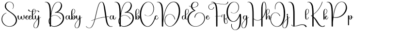 Sweety Baby font