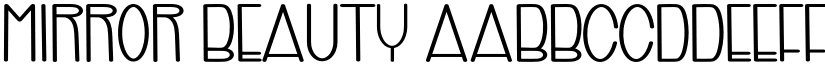Mirror Beauty font