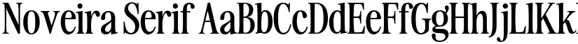 Noveira Serif font