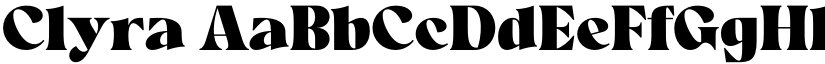 Clyra font